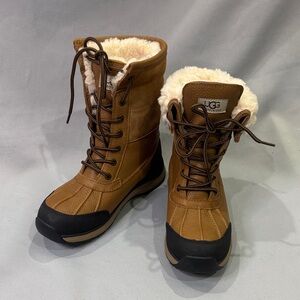 UGG NWOT Adirondack III Waterproof Boots Chestnut Leather | Size 7.5